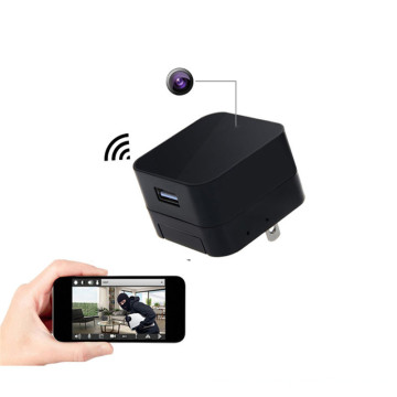 Caméra cachée espion Full HD 1080P Mini caméra cachée chargeur mural USB Caméra de surveillance Espia